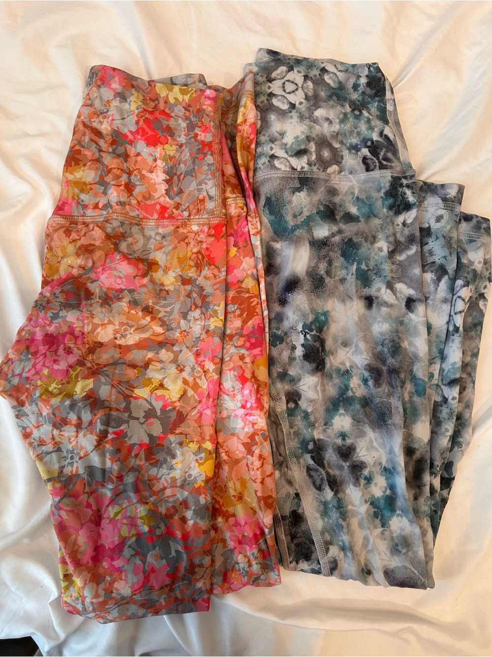 2 Pairs of Lululemon Aligns - Floral